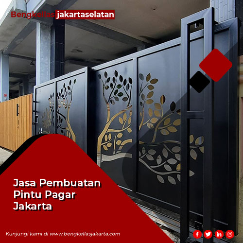 Jasa Pembuatan Pintu Pagar Jakarta | Bengkel Las Jakarta Selatan